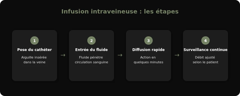 Infographie infusion medical