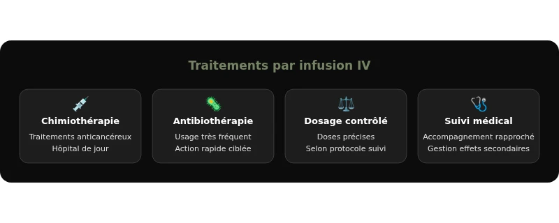 Infographie infusion medical